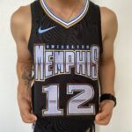 Camiseta Regata Basquete NBA Swingman Memphis Grizzlies Ja Morant 12 City Edition Preta 2023 Nike - Imagem 5