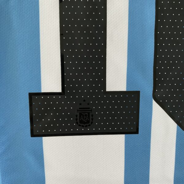 Camisa Seleção Argentina Home - Campeão Mundial - (2) Patch Copa do Mundo Catar - 3 estrelas - Messi 10 - 2023 Adidas - Versão Torcedor - Imagem 14