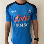 Camisa Napoli Home 2023 Jogador Azul EA7 Armani
