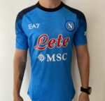Camisa Napoli Home 2023 Jogador Azul EA7 Armani