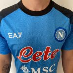 Camisa Napoli Home 2023 Jogador Azul EA7 Armani - Imagem 4