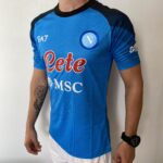 Camisa Napoli Home 2023 Jogador Azul EA7 Armani - Imagem 7