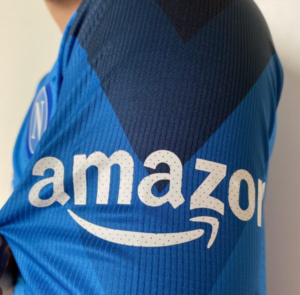 Camisa Napoli Home 2023 Jogador Azul EA7 Armani - Imagem 10