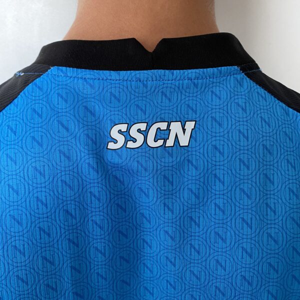 Camisa Napoli Home 2023 Jogador Azul EA7 Armani - Imagem 12