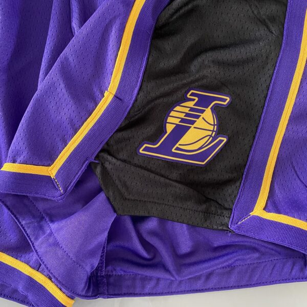Short Bermuda NBA Los Angeles Lakers Statement Edition Roxa 2023 Jordan - Imagem 19