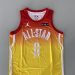 Camiseta Regata Basquete NBA All-Star Game "Team Giannis" Statement Edition Jayson Tatum 0 2023 Laranja Jordan - Imagem 22