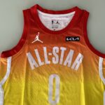 Camiseta Regata Basquete NBA All-Star Game "Team Giannis" Statement Edition Jayson Tatum 0 2023 Laranja Jordan - Imagem 24