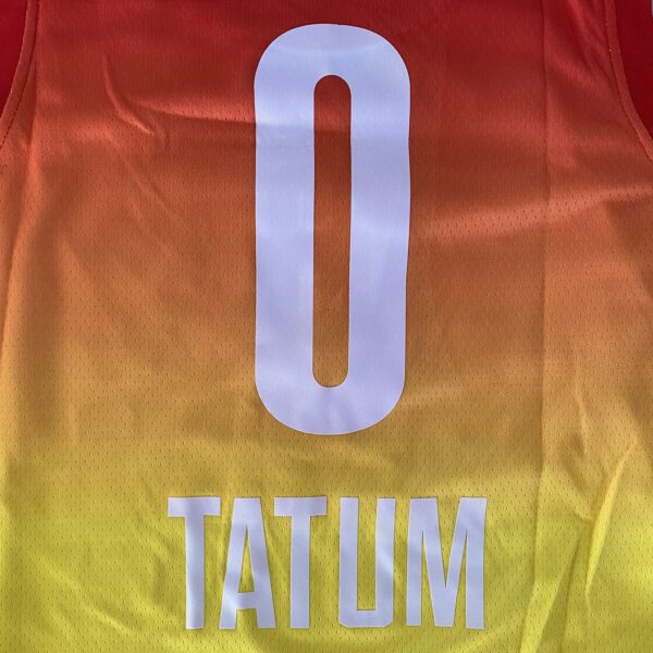 Camiseta Regata Basquete NBA All-Star Game "Team Giannis" Statement Edition Jayson Tatum 0 2023 Laranja Jordan - Imagem 28