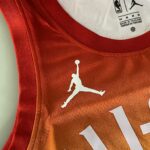 Camiseta Regata Basquete NBA All-Star Game "Team Giannis" Statement Edition Jayson Tatum 0 2023 Laranja Jordan - Imagem 18
