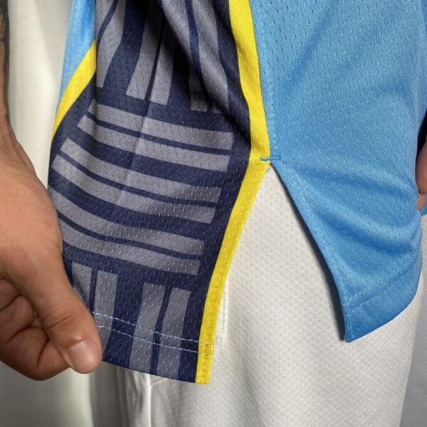 Camiseta Regata Basquete NBA Swingman Memphis Grizzlies Ja Morant 12 Statement Edition Azul 2023 Jordan - Imagem 10