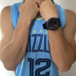 Camiseta Regata Basquete NBA Swingman Memphis Grizzlies Ja Morant 12 Statement Edition Azul 2023 Jordan - Imagem 11