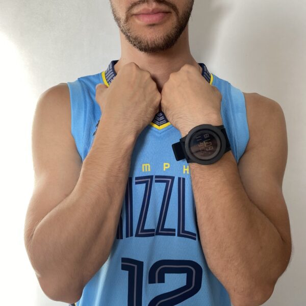 Camiseta Regata Basquete NBA Swingman Memphis Grizzlies Ja Morant 12 Statement Edition Azul 2023 Jordan - Imagem 12