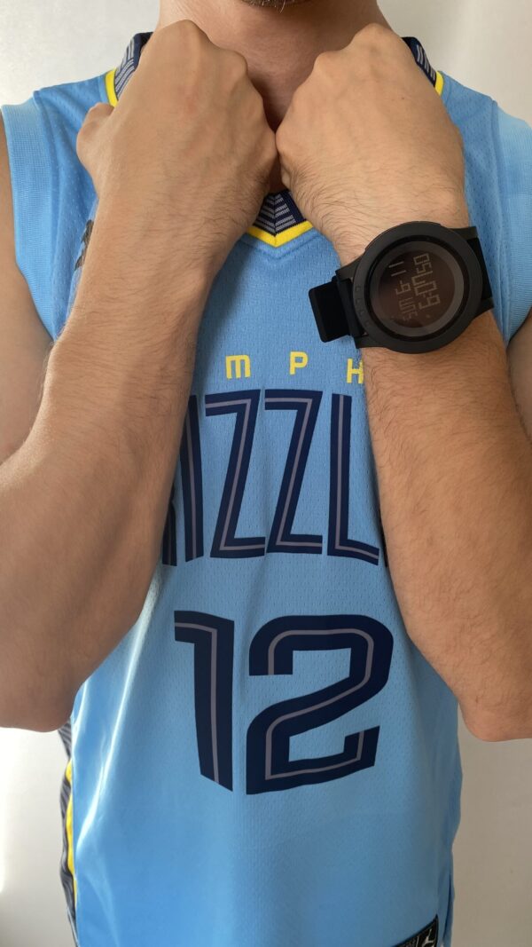 Camiseta Regata Basquete NBA Swingman Memphis Grizzlies Ja Morant 12 Statement Edition Azul 2023 Jordan - Imagem 15