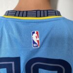 Camiseta Regata Basquete NBA Swingman Memphis Grizzlies Ja Morant 12 Statement Edition Azul 2023 Jordan - Imagem 18