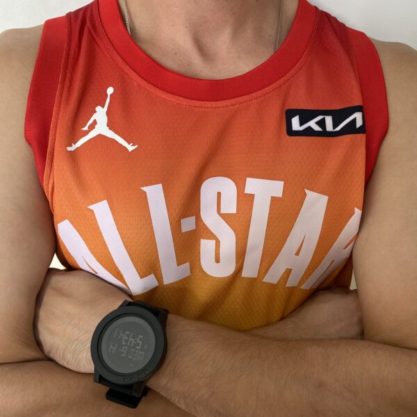 Camiseta Regata Basquete NBA All-Star Game "Team Giannis" Statement Edition Jayson Tatum 0 2023 Laranja Jordan - Imagem 4