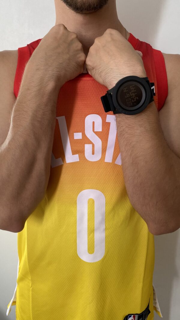 Camiseta Regata Basquete NBA All-Star Game "Team Giannis" Statement Edition Jayson Tatum 0 2023 Laranja Jordan - Imagem 13