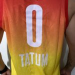 Camiseta Regata Basquete NBA All-Star Game "Team Giannis" Statement Edition Jayson Tatum 0 2023 Laranja Jordan - Imagem 17