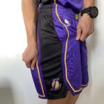 Short Bermuda NBA Los Angeles Lakers Statement Edition Roxa 2023 Jordan - Imagem 7