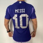 Camisa Seleção Argentina Away - Campeão Mundial - (2) Patch Copa do Mundo Catar - 3 Estrelas - Messi 10 - 2023 Adidas - Versão Jogador - Imagem 14