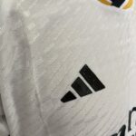 Camisa Real Madrid Home Versão Jogador 2024 Adidas Branca - Imagem 5