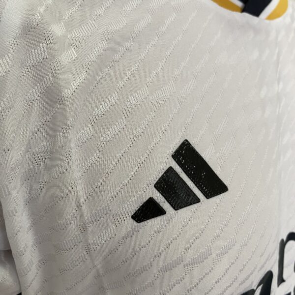 Camisa Real Madrid Home Versão Jogador 2024 Adidas Branca - Imagem 5