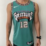 Camiseta Regata Basquete NBA Swingman Memphis Grizzlies Ja Morant 12 City Edition Verde 2023 Nike