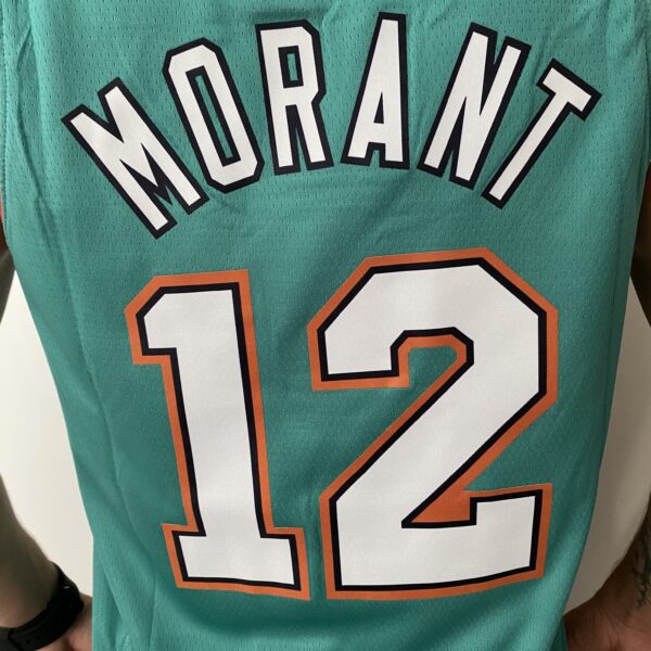 Camiseta Regata Basquete NBA Swingman Memphis Grizzlies Ja Morant 12 City Edition Verde 2023 Nike - Imagem 13