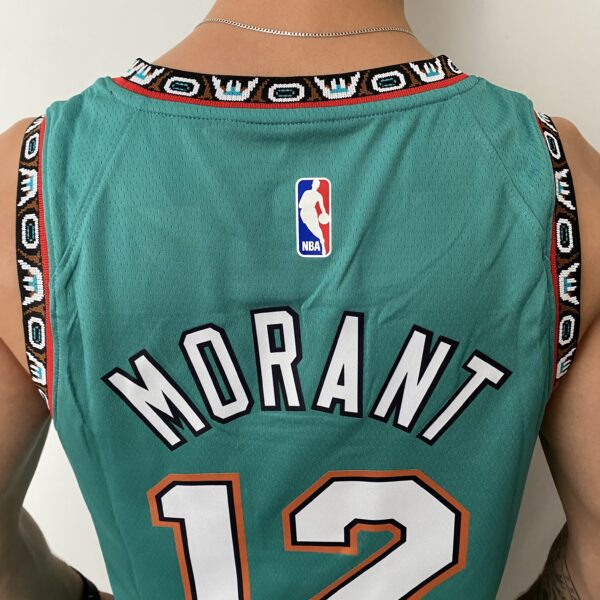 Camiseta Regata Basquete NBA Swingman Memphis Grizzlies Ja Morant 12 City Edition Verde 2023 Nike - Imagem 14