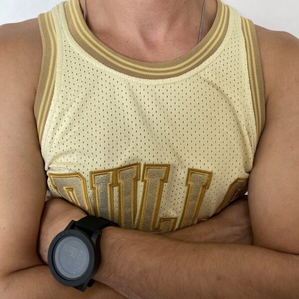 Camiseta Regata NBA Mitchell & Ness 1997/98 Dourada - Chicago Bulls - Michael Jordan 23 - Edição Especial - Midas - Imagem 6