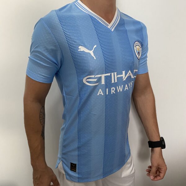 Camisa Manchester City Home Versão Jogador 2024 Puma - Imagem 9
