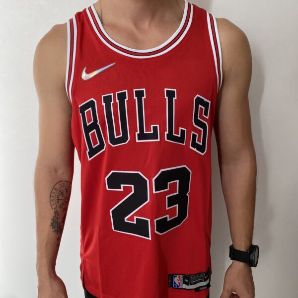 Camiseta Regata NBA Chicago Bulls Michael Jordan 23 Icon Edition Vermelha 2022 Nike