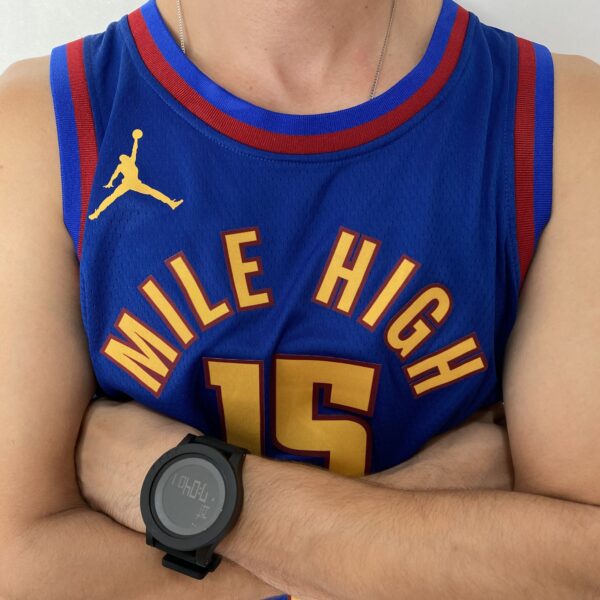 Camiseta Regata NBA Denver Nuggets Nikola Jokic 15 Statement Edition Azul 2023 Jordan - Imagem 5