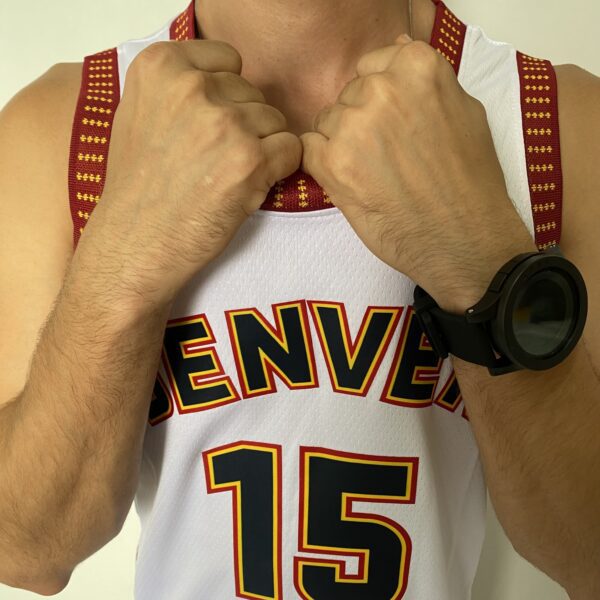 Camiseta Regata NBA Denver Nuggets Nikola Jokic 15 City Edition Branca 2023 Nike - Imagem 6