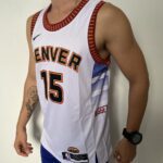 Camiseta Regata NBA Denver Nuggets Nikola Jokic 15 City Edition Branca 2023 Nike - Imagem 9