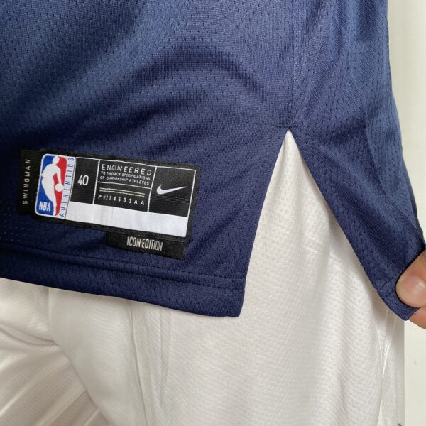 Camiseta Regata NBA Denver Nuggets Nikola Jokic 15 Icon Edition Azul Escura 2023 Nike - Imagem 9