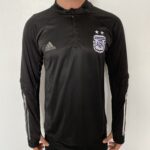 Casaco Jaqueta Blusão Treino Seleção Argentina 2024 Preto Adidas
