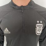 Casaco Jaqueta Blusão Treino Seleção Argentina 2024 Preto Adidas - Imagem 4