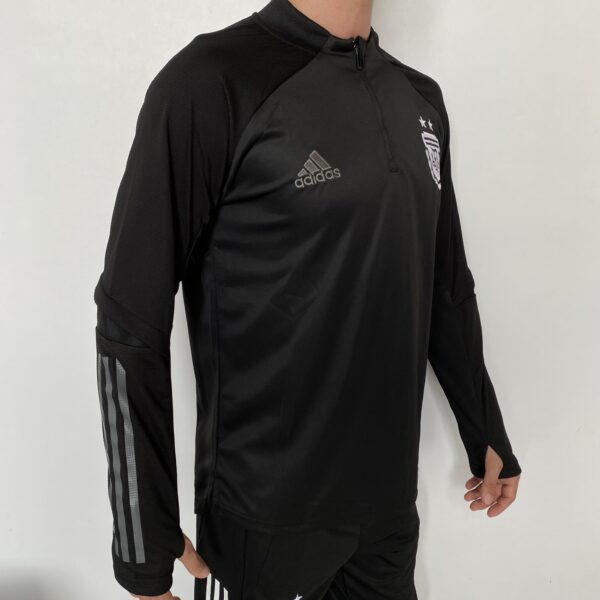 2023-07-19 13.58.47 Casaco Jaqueta Blusão Treino Seleção Argentina 2024 Preto Adidas - Imagem 7