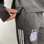 Casaco Jaqueta Blusão Treino Seleção Argentina 2024 Preto Adidas - Imagem 12