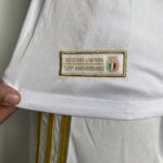 Camisa Seleção Itália Comemorativa 125 Anos 2023 Branca Dourada Adidas - Imagem 14