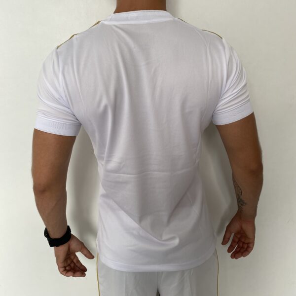 Camisa Seleção Itália Comemorativa 125 Anos 2023 Branca Dourada Adidas - Imagem 17