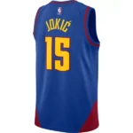 Camiseta Regata NBA Denver Nuggets Nikola Jokic 15 Statement Edition Azul 2023 Jordan - Imagem 18