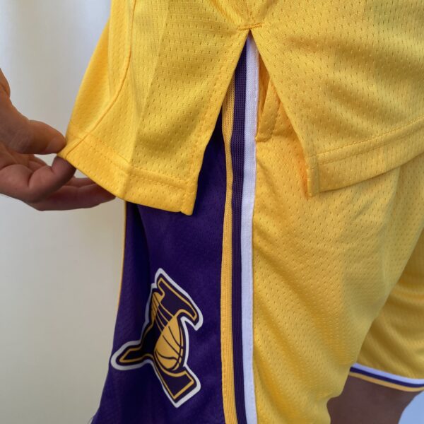 Camiseta Regata NBA LeBron James Los Angeles Lakers 23 Icon Edition Amarela 2023 Nike - Imagem 14