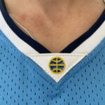 Camiseta Regata NBA Camiseta Regata NBA Mitchell & Ness 2016/17 – Denver Nuggets – Nikola Jokic 15 – Azul Celeste - Imagem 4