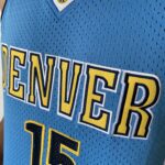 Camiseta Regata NBA Camiseta Regata NBA Mitchell & Ness 2016/17 – Denver Nuggets – Nikola Jokic 15 – Azul Celeste - Imagem 8