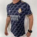 Camisa Real Madrid Away Versão Jogador 2024 Adidas Azul - Imagem 7