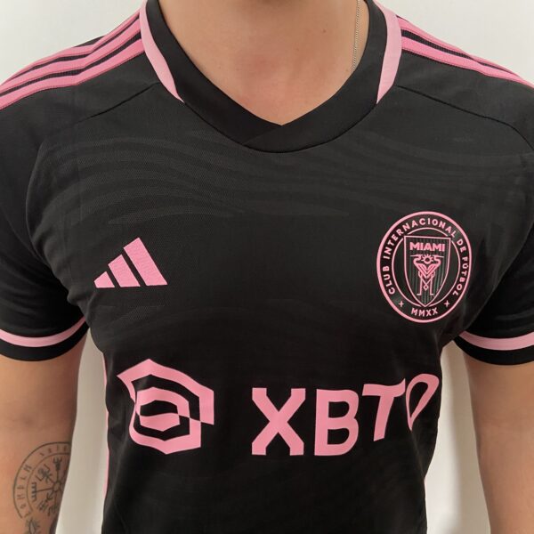 Camisa Inter Miami CF Away 2024 - Messi 10 - Preta Adidas - Versão Jogador - Imagem 4
