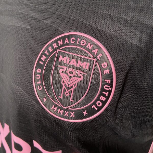 Camisa Inter Miami CF Away 2024 - Messi 10 - Preta Adidas - Versão Jogador - Imagem 9