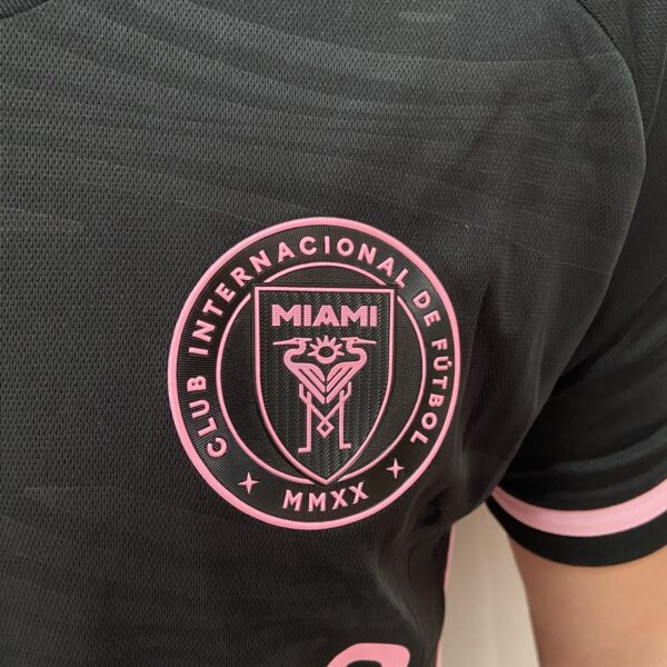 Camisa Inter Miami CF Away 2024 - Messi 10 - Preta Adidas - Versão Jogador - Imagem 10