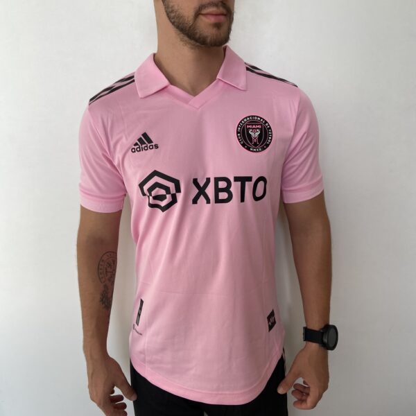 Camisa Inter Miami CF Home 2024 - Messi 10 - Rosa Adidas - Versão Jogador - Imagem 3